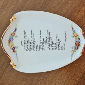 Vintage Plate For Mother